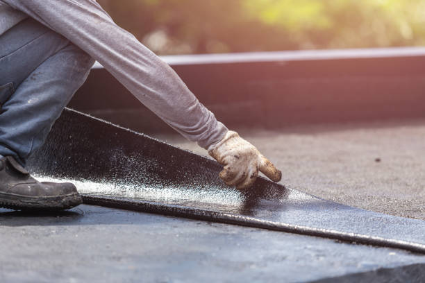 Professional Vapor Barrier Installation technician working in Fairmount, NY